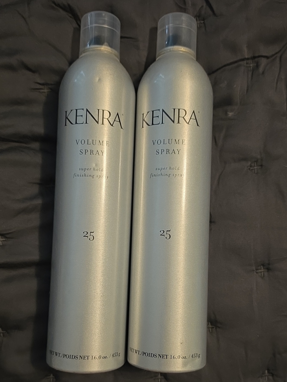 Kenra Silver Volume Spray 25 — Super Hold Finishing Hairspray (Silver) X2